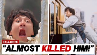 10 Jackie Chan Movies with his most Intense Stunts [upl. by Ecirtemed]