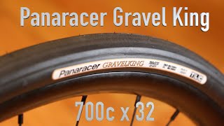 Panaracer Gravel King 700 x 32C Slick Tubeless Tire Overview [upl. by Croix346]