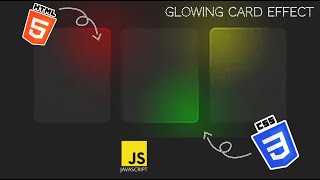 Best HTML  CSS amp JavaScript Mouse Move Effect On Cards  Best CSS amp Javascript Effect [upl. by Kamat651]