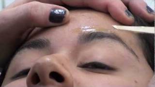 EYEBROW WAX Wax stuck to the eyelash MUST SEE watch to learn what to do [upl. by Eikciv]