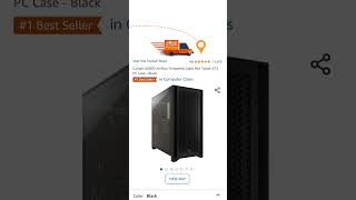 Corsair 4000D Airflow Tempered Glass MidTower ATX PC Case  Black discountsales amazon [upl. by Akemit]