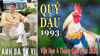 QUÝ DẬU 1993 amp Vận Hạn 6 tháng cuối 2023 [upl. by Noyerb173]