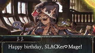 「granblue」JJ sings happy birthday to me 「グラブル」 [upl. by Connor]