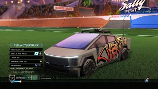 Rocket League Meets Cybertruck The Ultimate Car Showcase [upl. by Galatia738]