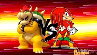 Bowser vs Knuckles  Sprite Animation [upl. by Cresida]