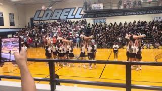 LD Bell Pep Rally  cheer routine  927 [upl. by Korella]