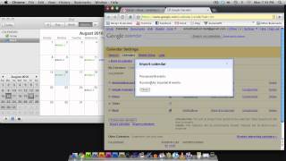 Syncing iCal with Google Calendar [upl. by Macguiness]