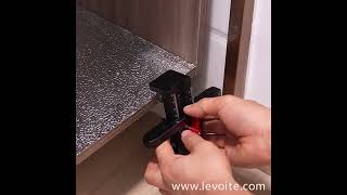 Levoite™ Cabinet Door Mounting Jig Installation Positioner Tools [upl. by Unders]