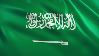 Saudi Arabia Flag Waving  Saudi Arabian Flag Waving  Saudi Arabia Flag Screen [upl. by Gleason]