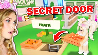 SECRET DOOR In NEW Grocery Store In Adopt Me Roblox [upl. by Halfon]