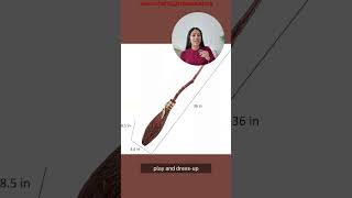 Harry Potter Nimbus 2000 Quidditch Broomstick Review  Ultimate Costume Accessory [upl. by Idnir488]