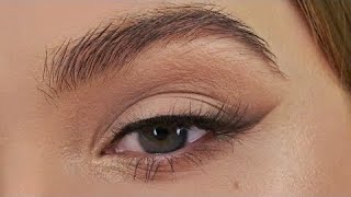 Lidstrich Mit Puderlidschatten ziehen  Makeup Tutorial  Judy R [upl. by Hesoj]