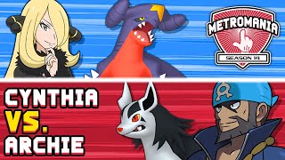 Can CYNTHIA defeat ARCHIE with only Metronome 👆 MetroMania S14 FINAL [upl. by Lledroc176]