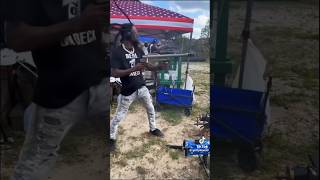 Shooting 50 cal pistol 💥🤯 blackrambo shootingguns trending lilbaby nbayoungboy subscribe [upl. by Elery111]