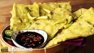 Resep Tempe Goreng Mendoan  Cara Membuat Tempe Goreng Mendoan [upl. by Nura]