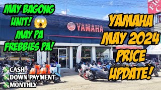 Yamaha Motorcycle May 2024 Price Update All Units Cash Down Monthly Langga Gail [upl. by Leonanie511]