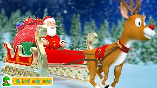 Jingle Bells Christmas Song Xmas Carol amp Cartoon Video for Kids [upl. by Rubbico711]