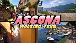 ASCONA walking tour  Switzerland 4k [upl. by Montford264]