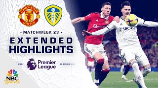 Manchester United v Leeds United  PREMIER LEAGUE HIGHLIGHTS  282023  NBC Sports [upl. by Kurys]