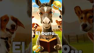 El burro sabio fabulas selva animales animaciones vídeosdeniños [upl. by Budwig601]