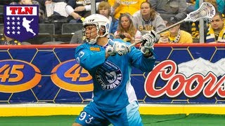 Johnny Powless darts one to the corner NLL video of the week [upl. by Ahsiekan]