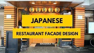 70 Awesome Japanese Restaurant Facade Design Ideas [upl. by Eannej177]