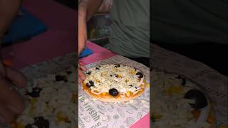 Aaj toh veggie loaded pizza ka order aaya 😋 pizza foodie viral [upl. by Inaffets]