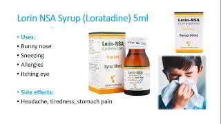 Lorin NSA syrup  Uses  Side effects  UrduHindi [upl. by Edwine363]