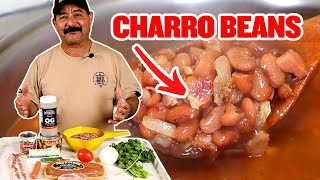 Charro Beans Recipe ALL INGREDIENTS How to Make Easy “Frijoles Charros” [upl. by Romilda552]