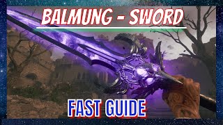 HOW TO UPGRADE THE RAVEN SWORD BALMUNG GUIDE CITADELLE DES MORTS BO6 [upl. by Essinger572]