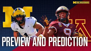 Jim Harbaugh Contract Future Big Ten Schedules Michigan vs Minnesota Preview Predictions GoBlue [upl. by Aicenad]