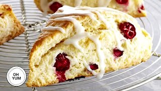 Professional Baker Teaches You How To Make FANCY SCONES [upl. by Ahsen]