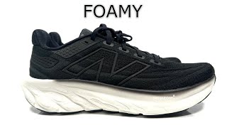 2024 New Balance 1080v13 Black with White Review  Foamy [upl. by Aihsenak]