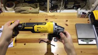 DeWalt DCG405 413 brushless angle grinder first impressions [upl. by Sucerdor]