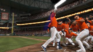 Bregman Hit A Walk Off Home Run  Houston Astros Franchise 110  MLB The Show 22 [upl. by Rubina]