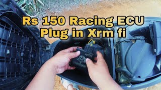 Xrm fi 62mm bore with Rs 150 racing ECU 8 modemaping [upl. by Maggs]