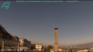 Zeitrafferaufnahme vom 16 November 2024 der MagicliftWetterWebcam [upl. by Allayne860]