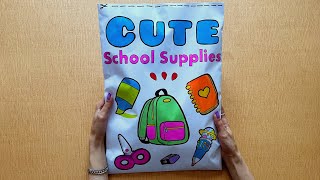 Unboxing Large Blind Bag Paper 💖 ASMR 💖 CUTE SCHOOL SUPPLIES 😍 satisfying opening blind box [upl. by Heidie]