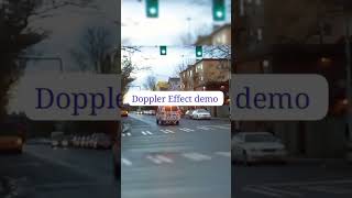 Doppler effect demo physics dopplereffect education [upl. by Steward]