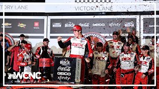 Harrison Burton reflects on winning his first NASCAR Cup Series race [upl. by Nylsor]