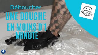 Déboucher une douche en moins d1 minute sans outils [upl. by Oalsecnew]