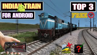 Top 3 NEW Indian Train simulator games For Android  new train games for Android [upl. by Eldoria]