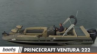 Princecraft Ventura 222 Boat Review  Performance Test [upl. by Arhsub]