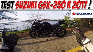 Moto Vlog 113  TEST SUZUKI GSX250 R A2  RIVAL NINJA 300 😁 [upl. by Neerac332]