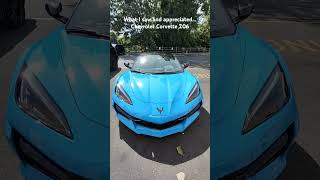 What I saw today A Chevrolet Corvette Z06 Rapid Blue chevroletperformance corvettez06 [upl. by Aliemaj490]