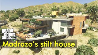 Madrazos stilt house 2884 Hillcrest Avenue  GTA V [upl. by Ahsercel]