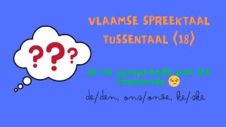 JE NE COMPRENDS PAS LES FLAMANDS 😰 VLAAMSE SPREEKTAAL  TUSSENTAAL 18 🇧🇪 pour CÉSAR ❤️ [upl. by Ellata]