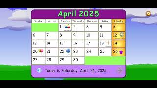 Starfall Calendar April 26 2025 [upl. by Kitty]