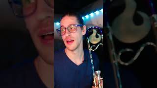 How to practice fast triple tongued phrases trombone steviewonder funk lesson lowbrass [upl. by Mcginnis609]