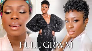 FULL GRWM Flawless Event Makeup  Hair  Dress  Fragrance [upl. by Duyne]